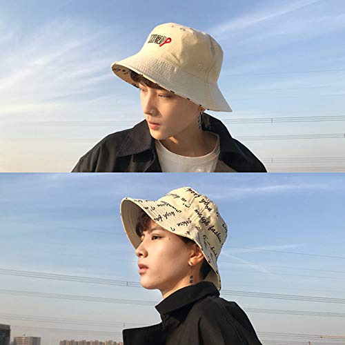 Hat Man Tide Brand Double-sided Fisherman Hat Male Cap Pot Hat
